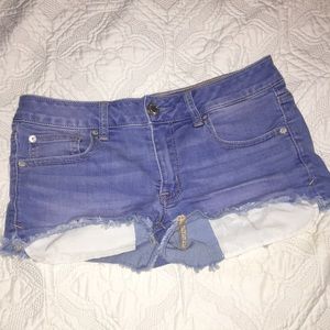 American Eagle✨Shortie Blue Denim Shorts